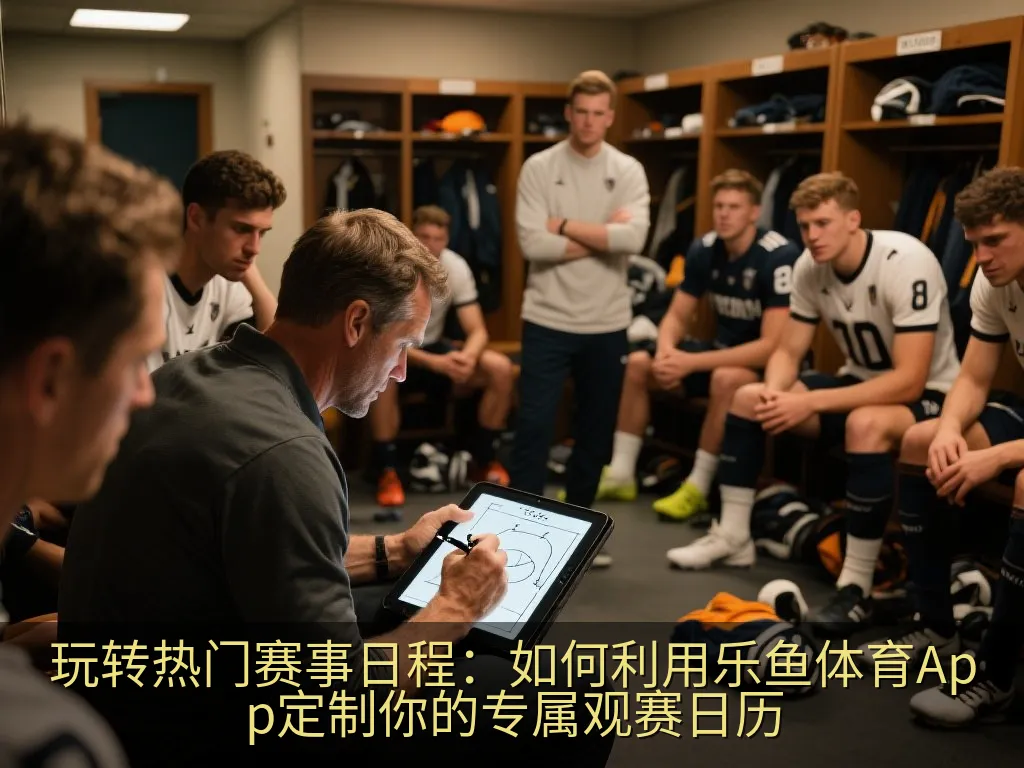 跨界体育迷在平板电脑上规划足球与篮球双线赛事日程